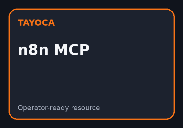 n8n MCP Kubernetes Teaching Pack preview